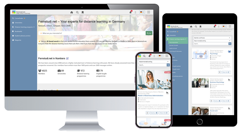 Fernstudi.net jetzt auch auf Englisch – Plattform für Fernstudium in Deutschland erweitert Angebot für internationale Zielgruppen