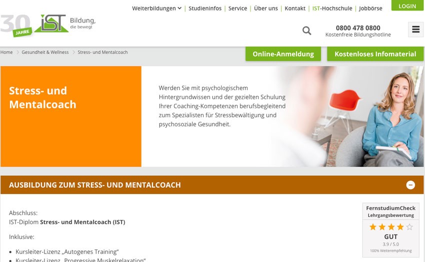 Coaching-Weiterbildung am IST-Studieninstitut: Meine Eindrücke & Erfahrungen zu Unterlagen und Onlinecampus