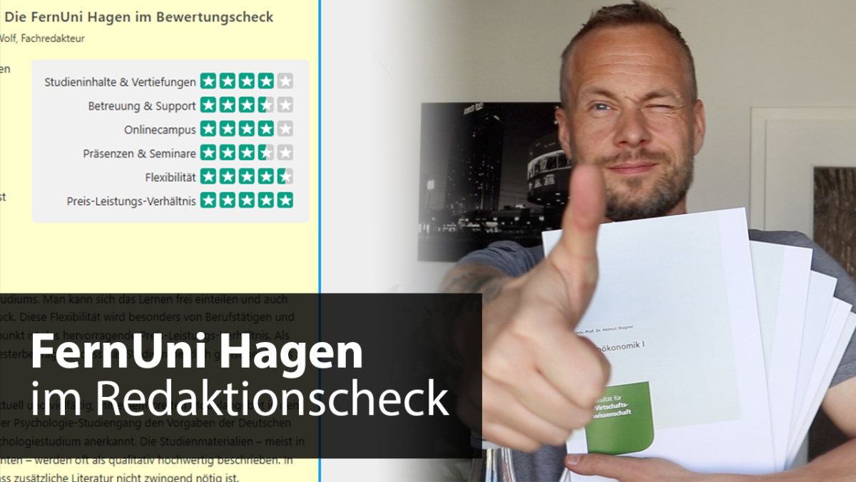 Akademiestudium FernUni Hagen: So geht es
