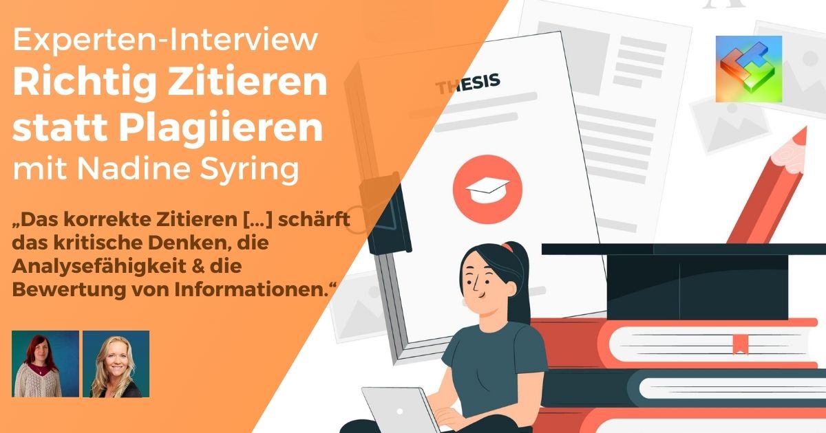 Richtig Zitieren statt Plagiieren: Interview mit Expertin für Abschlussarbeiten Nadine Syring