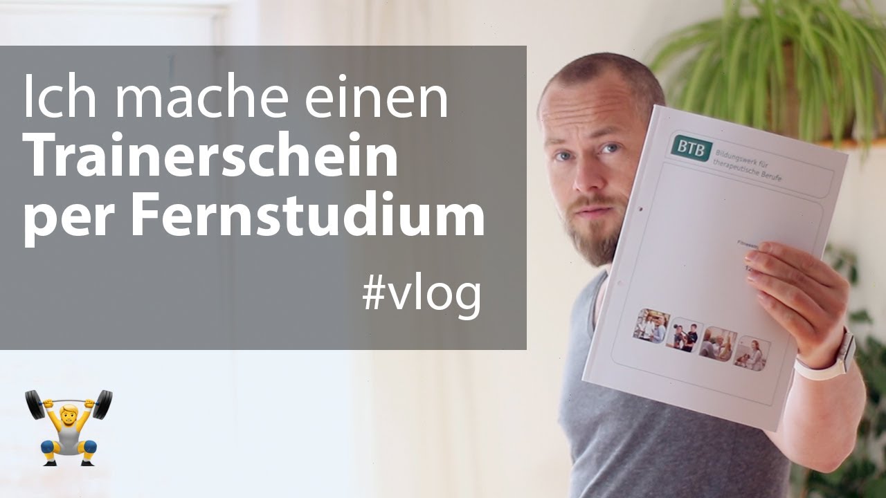 Ich schreibe mich ein ins Fitnesstrainer-Fernstudium am BTB 💪 – Vlog