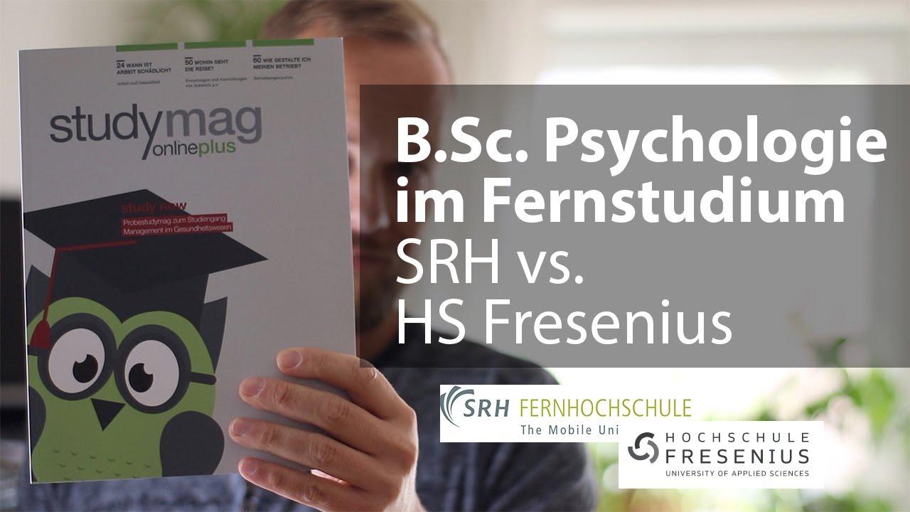 Fernstudium Psychologie: SRH Fernhochschule vs. Hochschule Fresenius – B.Sc. berufsbegleitend