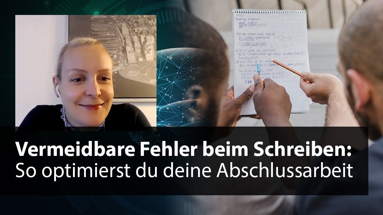 Rechtschreibung, Grammatik, Stil: Die häufigsten Fehler in Abschlussarbeiten | mit Nina Feldbusch