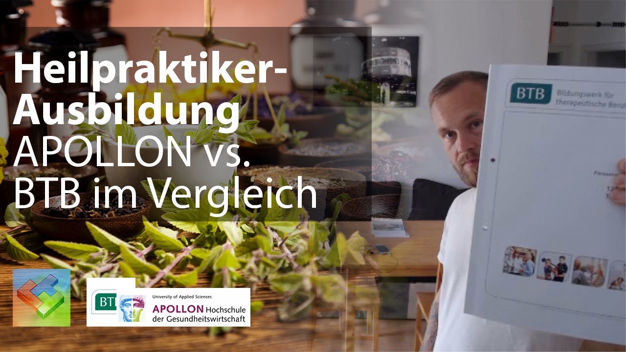 Heilpraktiker-Ausbildung im Fernstudium: APOLLON vs. BTB Bildungswerk für therapeutische Berufe