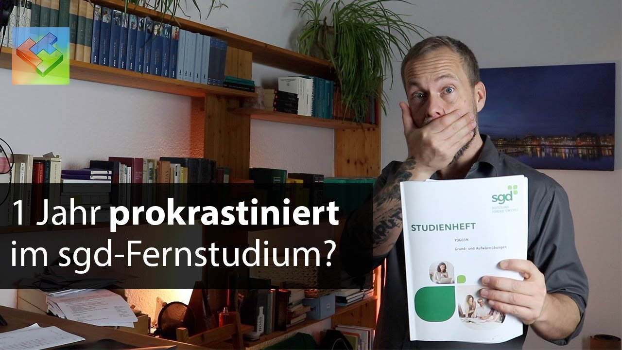 UPDATE zu meiner Yoga-Lehrer-Ausbildung an der sgd! 🧘🏼‍♂️ Extreme Aufschieberitis? 😵