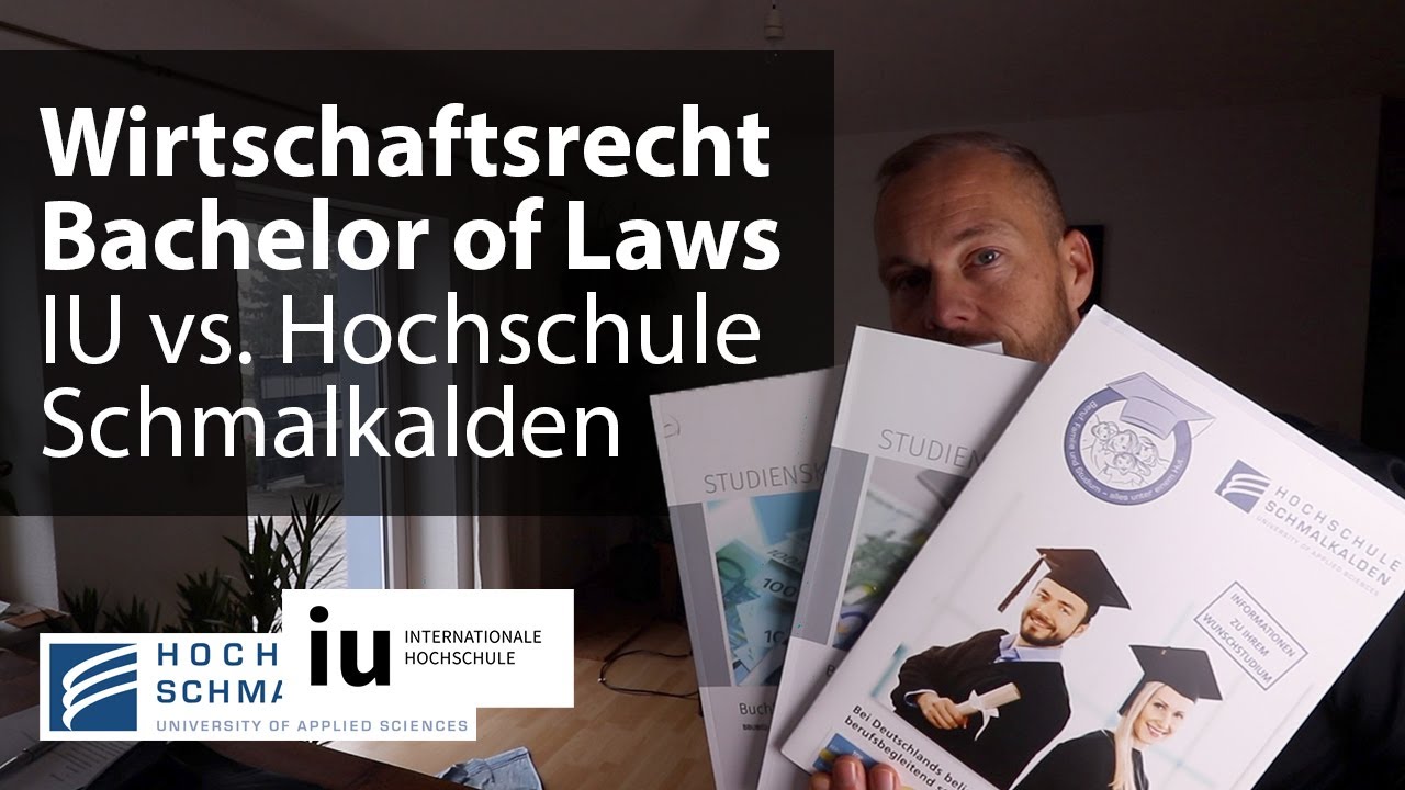 Fernstudium WIRTSCHAFTSRECHT: IU vs. Hochschule Schmalkalden – Bachelor of Laws berufsbegleitend ⚖️