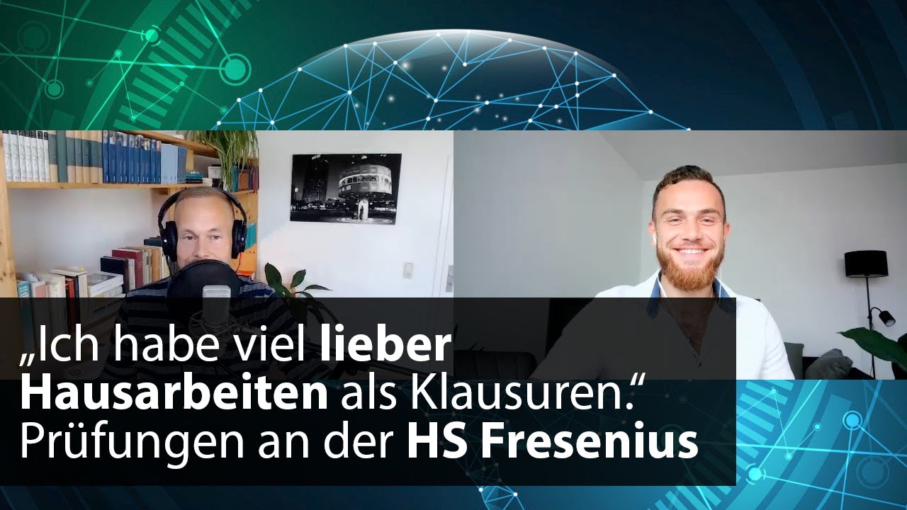 Norman über die Prüfungsformen an der Hochschule Fresenius – wenig Klausuren im Fernstudium