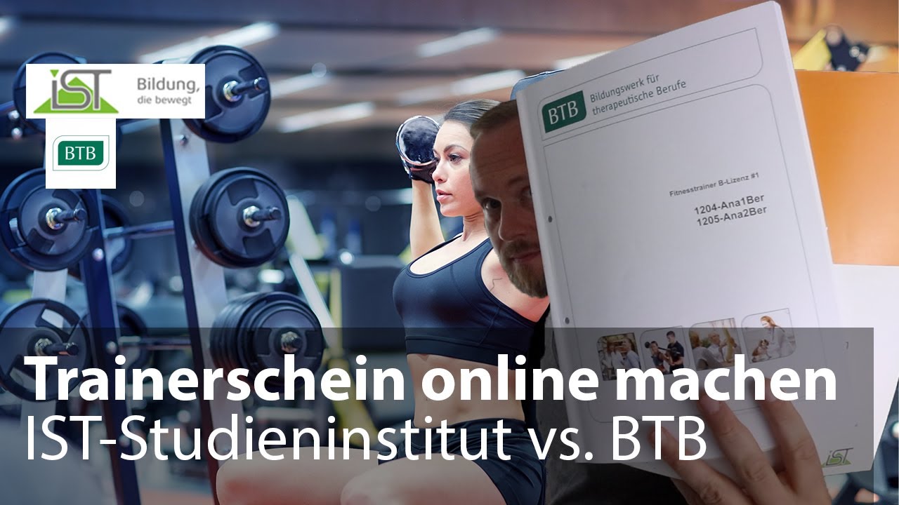 Fitnesstrainer-Ausbildung im Fernstudium: IST-Studieninstitut vs. Bildungswerk für therap. Berufe