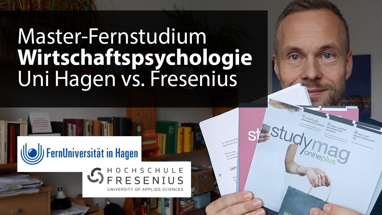 Wirtschaftspsychologie Master im Fernstudium: FernUni Hagen vs. Hochschule Fresenius