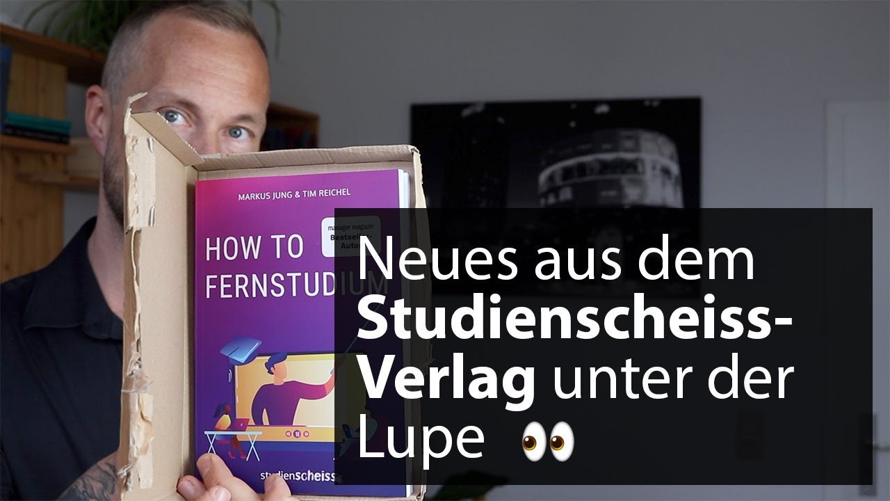 HOW TO FERNSTUDIUM! Ich prüfe das neue Buch von Markus Jung & Tim Reichel – Studienscheiss