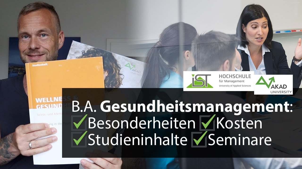 Fernstudium Gesundheitsmanagement 🏥 Bachelor an der IST Hochschule vs. AKAD University
