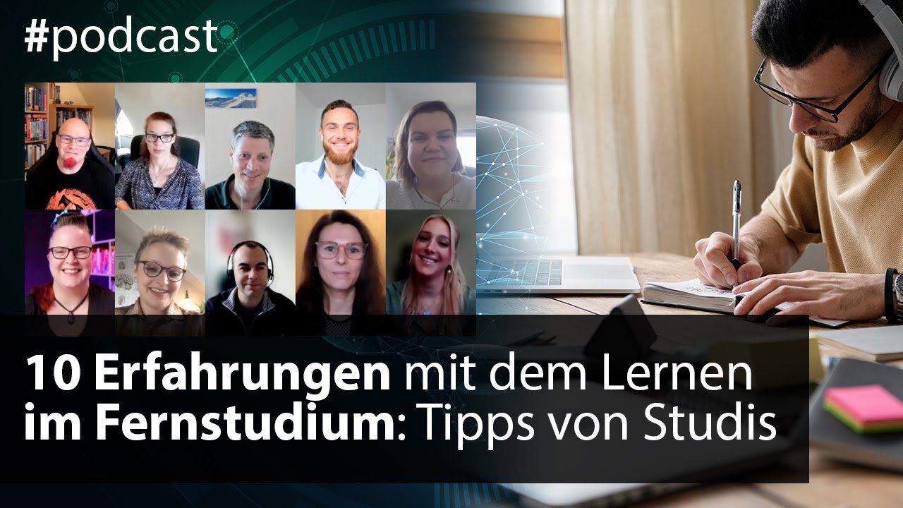 So lernen Fernstudis für ihr Fernstudium - mit 10 erfahrenen Fernlernern