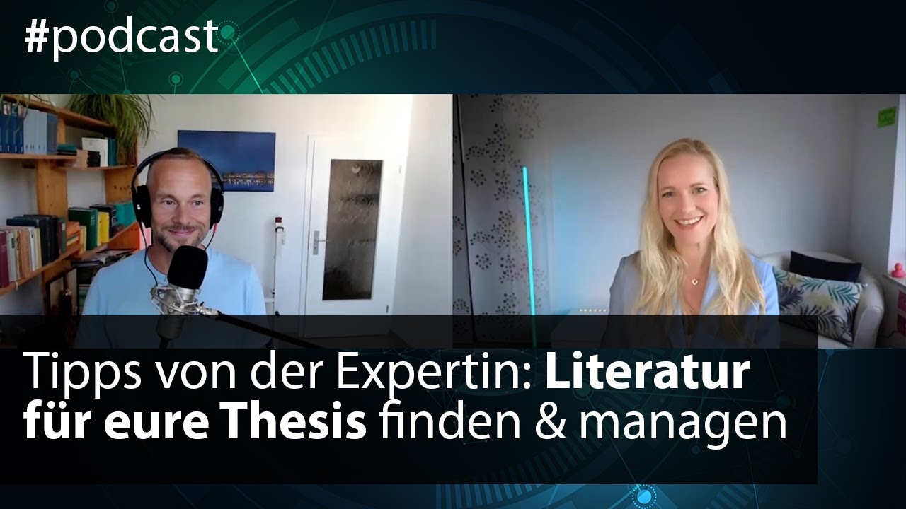 Literatur in Abschlussarbeiten: Strategien & Tipps zu Recherche & Verwaltung 📑 mit Nadine Syring