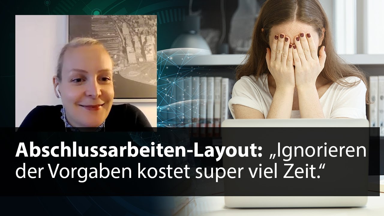 Zeit sparen & Nerven schonen bei Abschlussarbeiten: Formatierung & Layout 📑 mit Nina Feldbusch