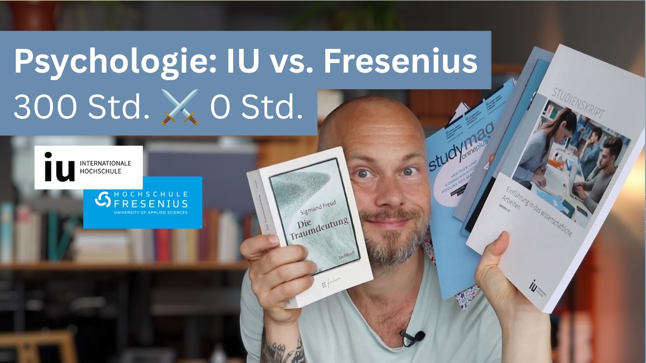 Psychologie-Fernstudium: IU vs. Fresenius – welche passt zu dir?