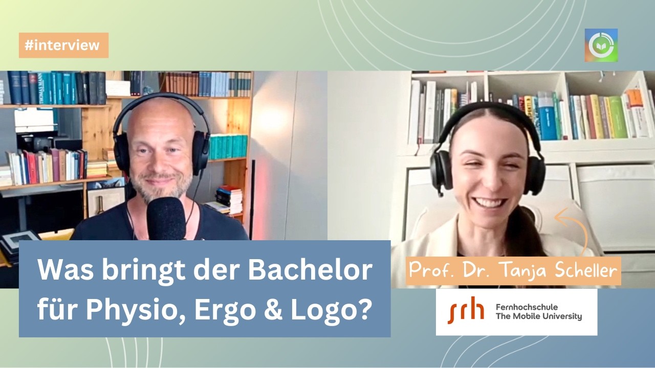 Fernstudium Physio, Ergo & Logopädie an der SRH: Reicht die Ausbildung noch? | Prof. Tanja Scheller