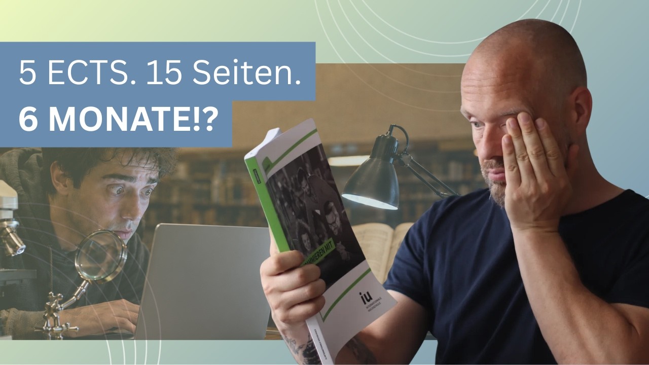 6 Monate für 5 ECTS: Meine erste IU-Hausarbeit seit 15 Jahren